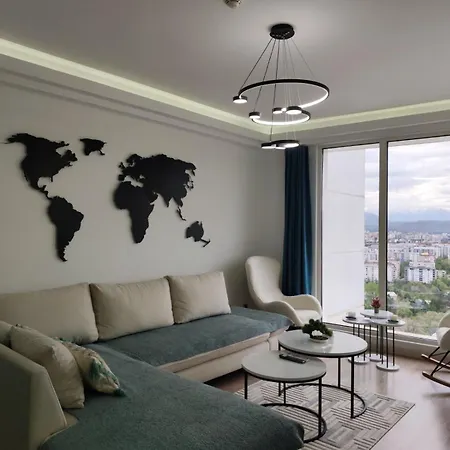 Apartman Skyline 25 Apartment, Cevahir Sky Skopje, Free Parking Szkopje