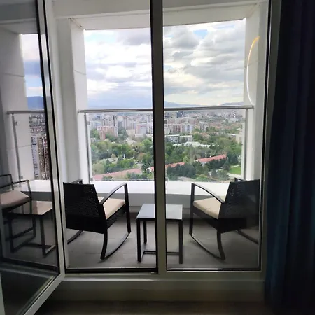 Apartman Skyline 25 Apartment, Cevahir Sky Skopje, Free Parking Szkopje