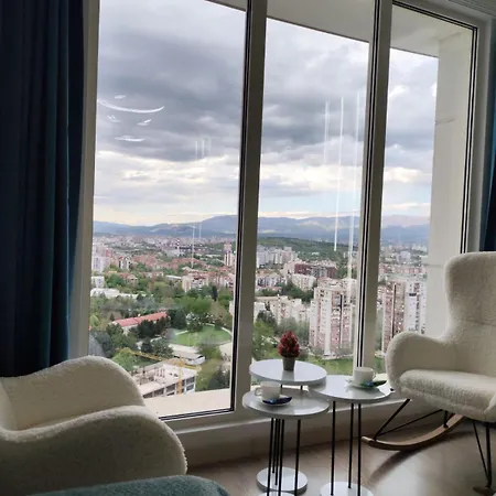 Skyline 25 Apartment, Cevahir Sky Skopje, Free Parking Apartman