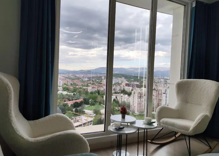 Skyline 25 Apartment, Cevahir Sky Skopje, Free Parking Apartment